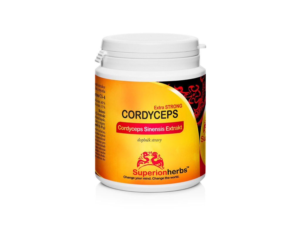 Cordyceps, Extrakt 40 % polysacharidů, 15 % manitolu